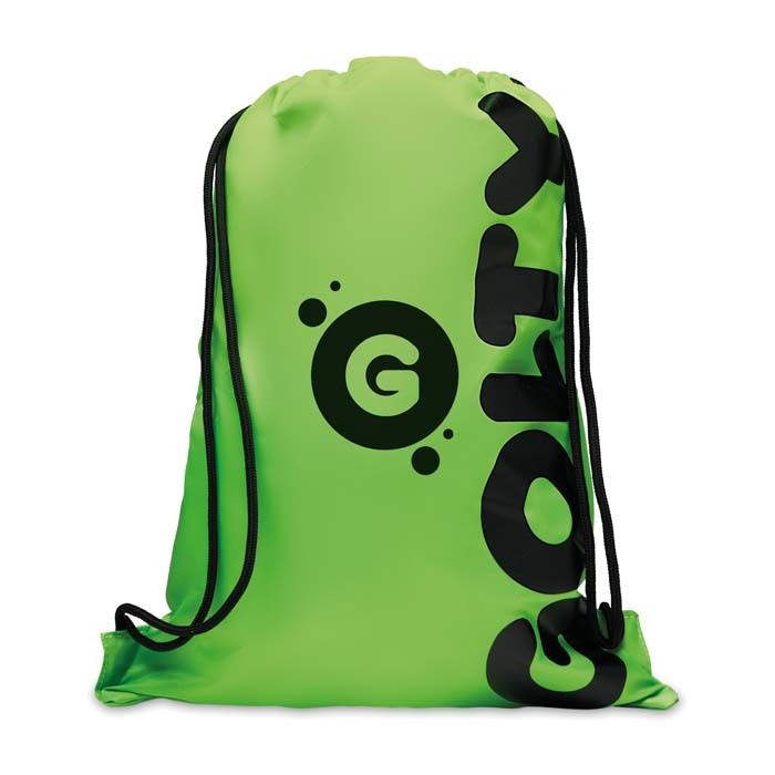 Mochila de cuerdas de poliéster de sarga 230D para deporte