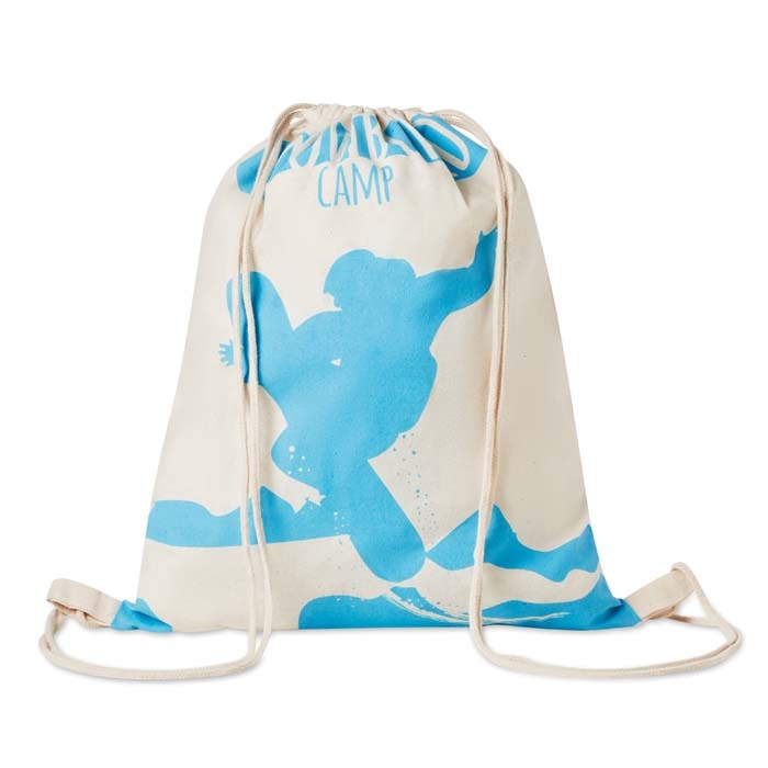 Mochila de cuerdas de algodón (37x46cm).