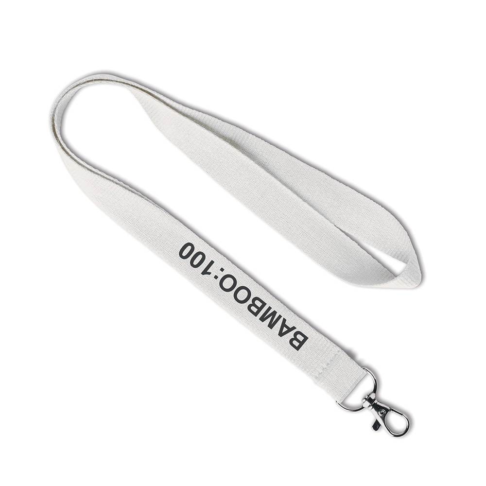 Lanyard en bambou sérigraphié