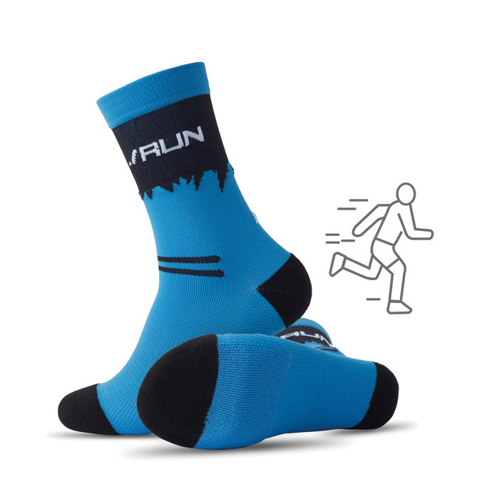 Calcetíns de running con soporte para o arco.